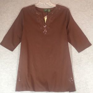 MOUNTAIN LAKE SemiSheer Boho Bohemian Peasant Festival Sequins Gauzy Renaissance